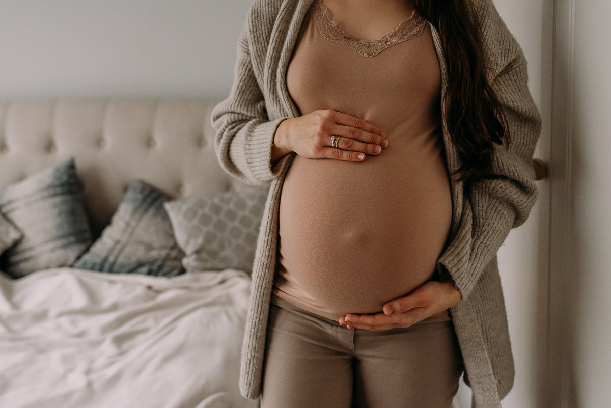 zdjęcie ciążowego brzuszka