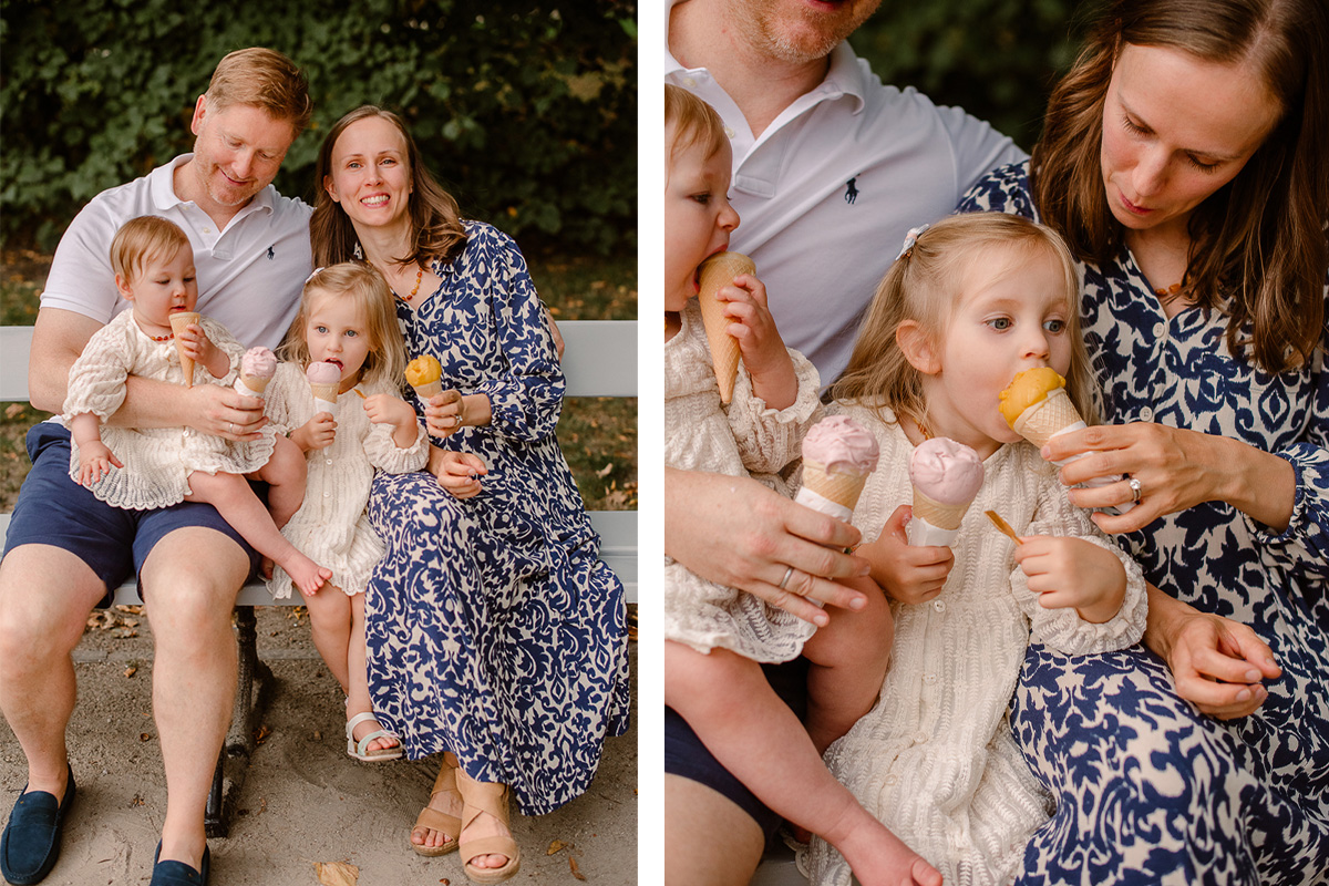 Relaksujący spacer po parku - pomysł na sesję rodzinną w Warszawie