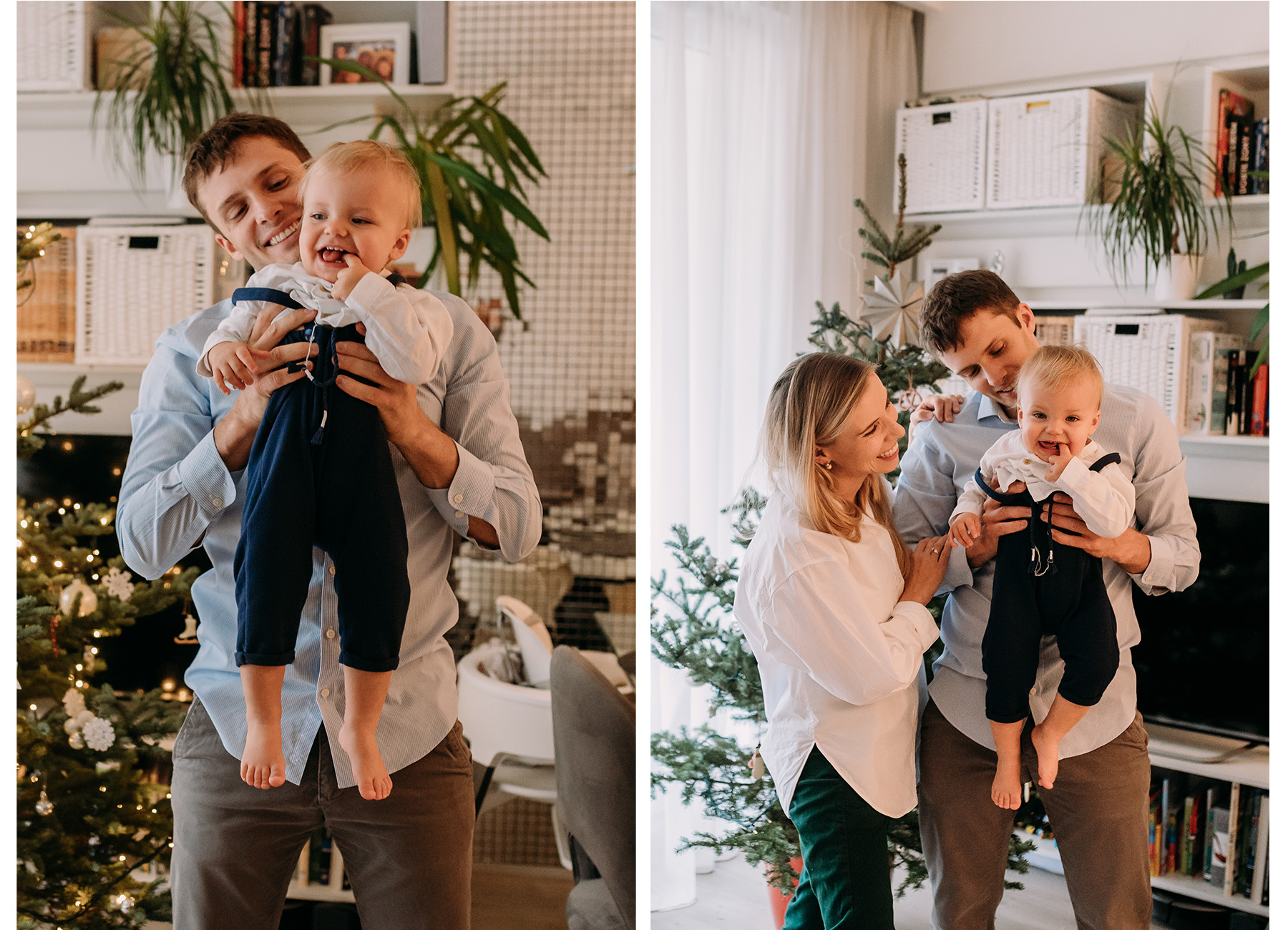 sesja świąteczna w domu warszawa