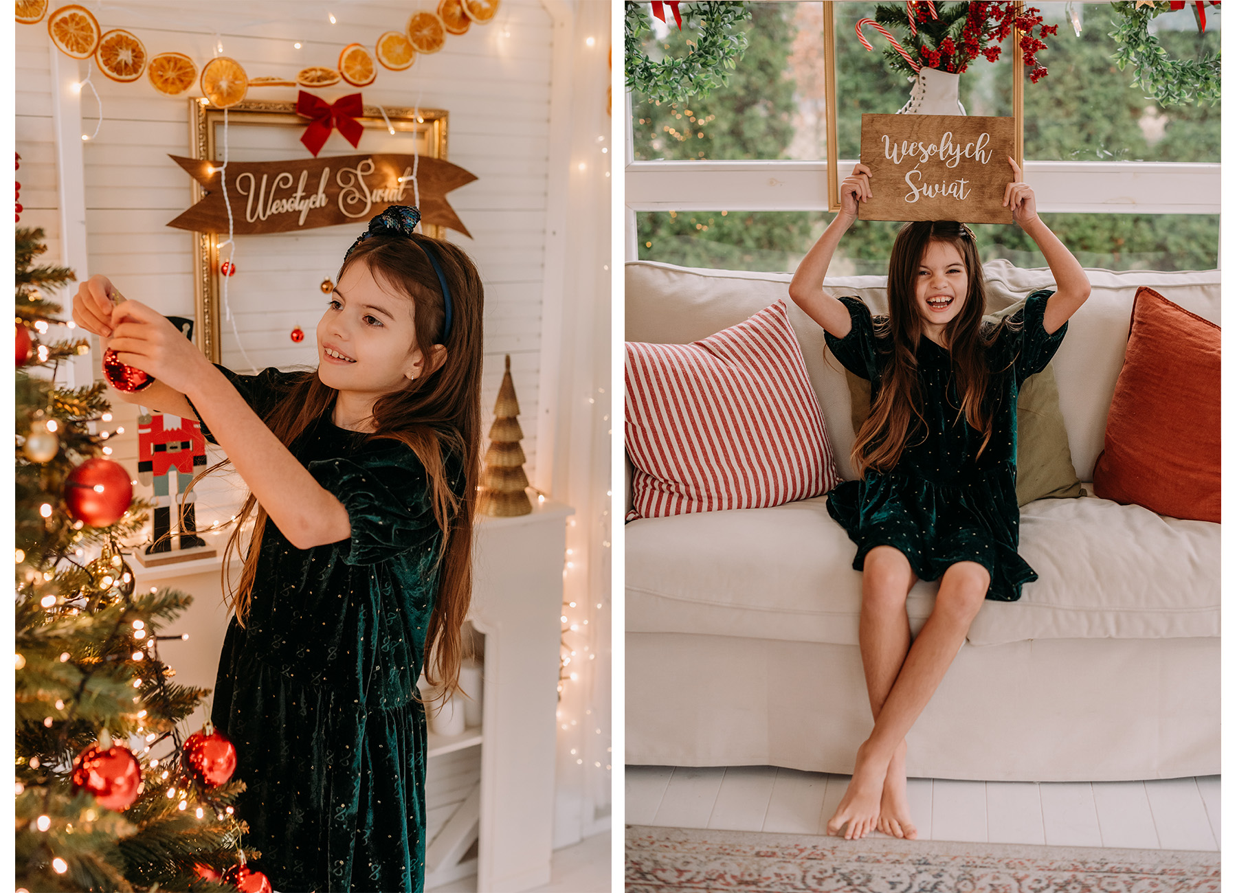 sesja świąteczna warszawa - studio, szklarnia czy plener
