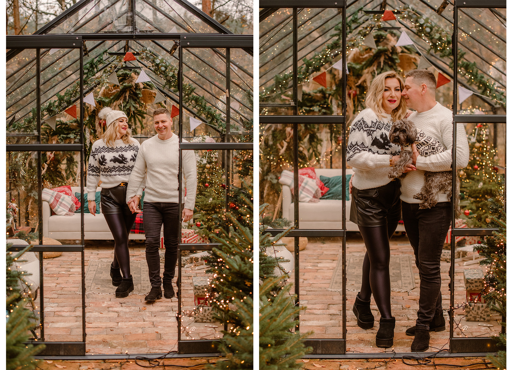 sesja świąteczna warszawa - studio, szklarnia czy plener