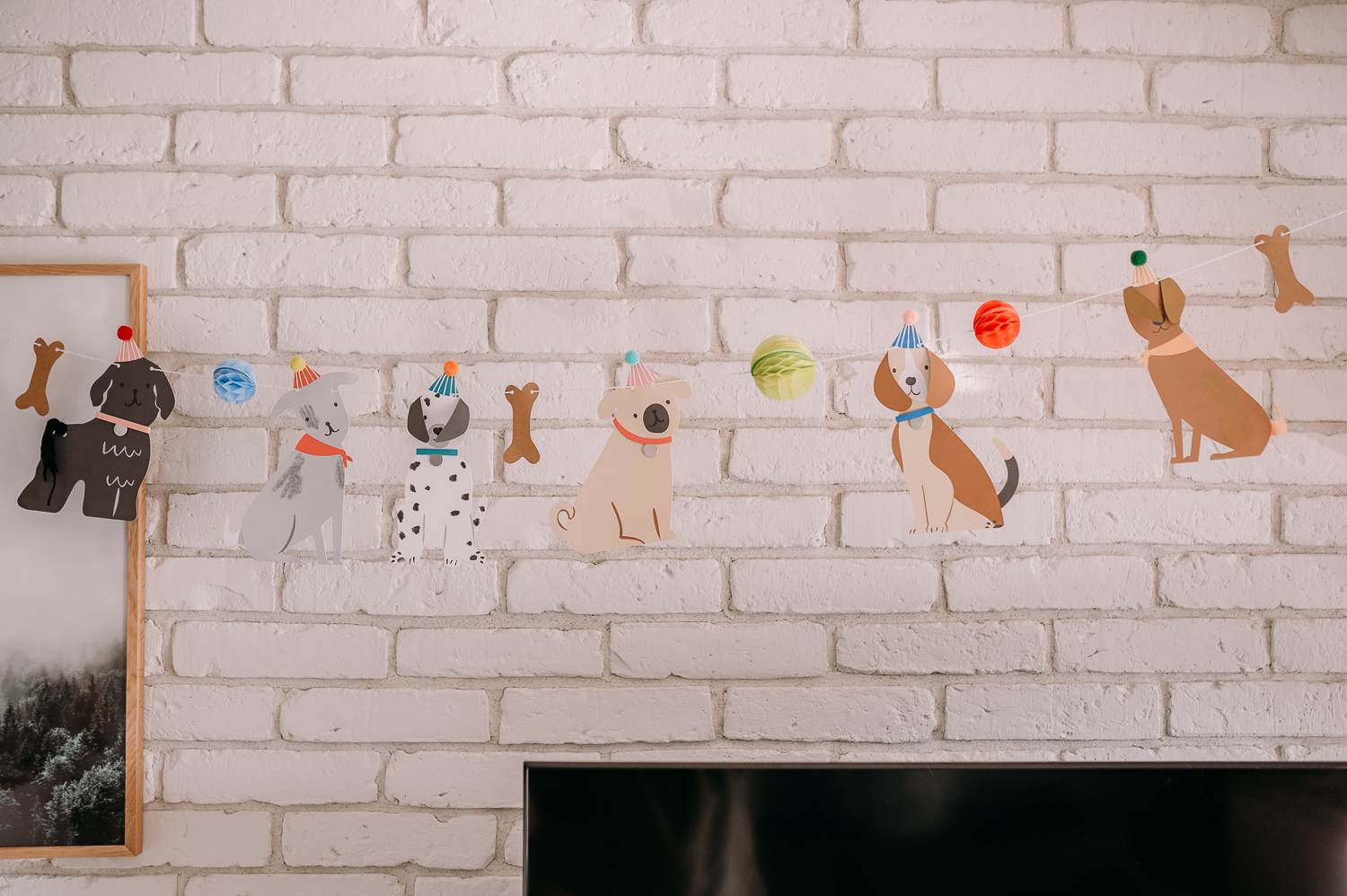 girlanda na pierwsze urodziny