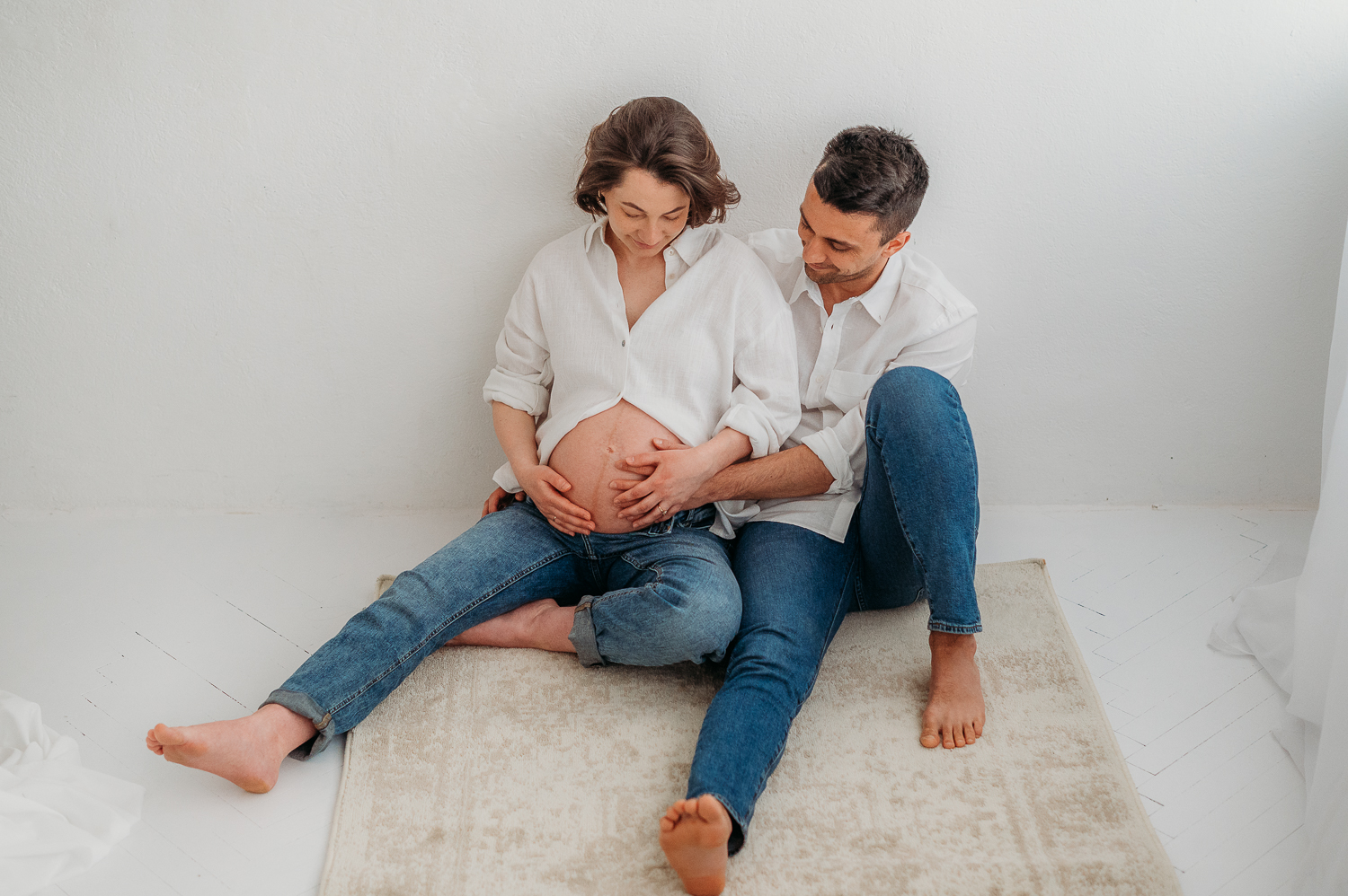 Najczęstsze pytania przyszłych mam-2-3 sesja pary w studio warszawa Najczęstsze pytania przyszłych mam